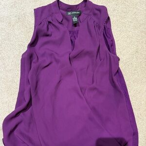 INC International Concepts Rich Purple Blouse